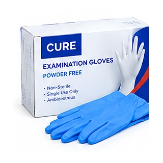 CURE Examination Gloves, Powder-Free