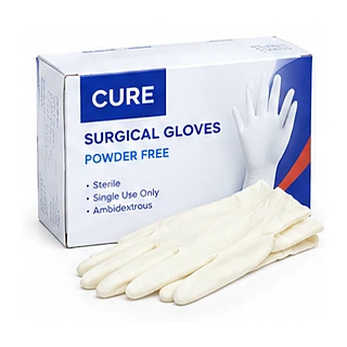 CURE Surgical Gloves, Powder-Free
